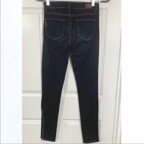 Paige Skyline Skinny Jeans Zipped Ankle - Picture 2 of 6